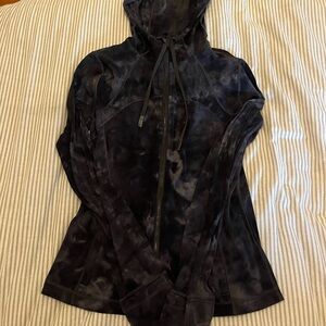 lululemon athletica Black Tie-Dye Hoodie